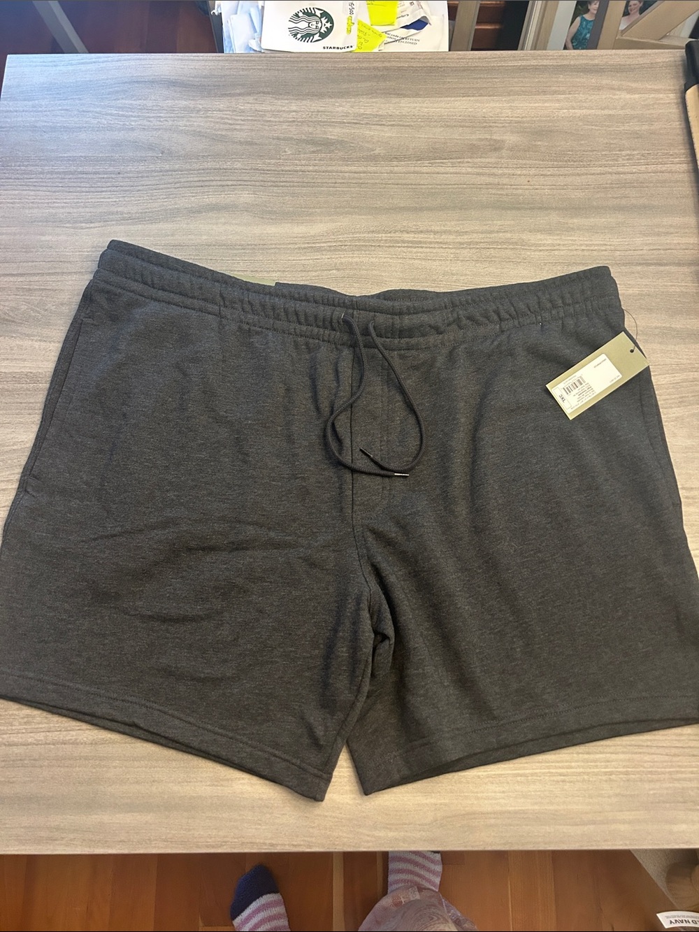 Goodfellow & Co Charcoal Drawstring Athletic Shorts